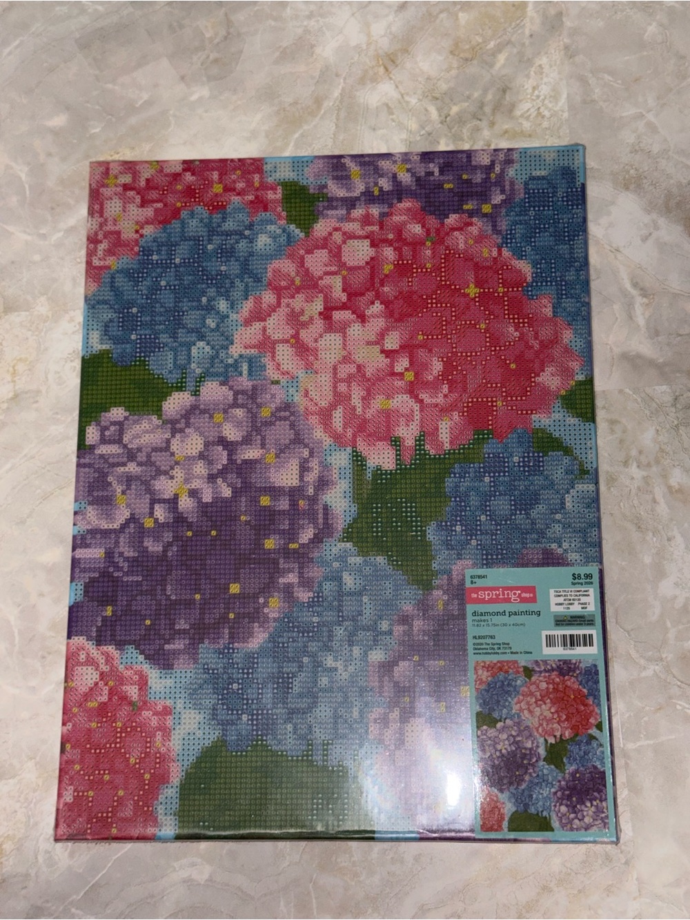 HOBBY LOBBY | Hydrangeas Flowers | Diamond Painting Kit
